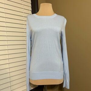 Banana Republic Soft Blue Knit Top